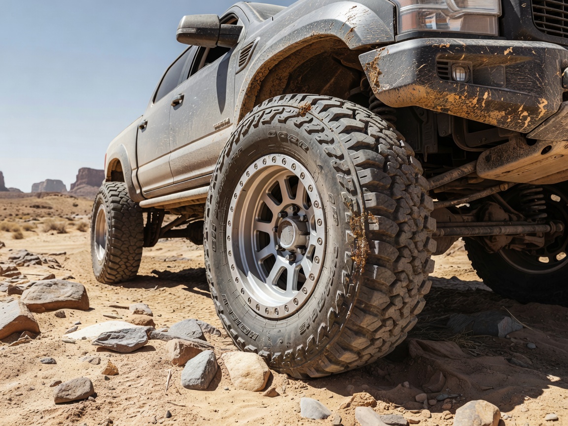 Heavy duty forged beadlock wheels for offroad truck